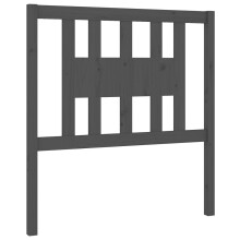 (grey, 106 x 4 x 100 cm) vidaXL Headboard Bedroom Bed Headboard Decorative Bed Header Solid Wood Pine