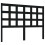 VidaXL (black, 125.5 x 4 x 100 cm) vidaXL Bed Headboard Home Bedroom Decorative Bed Header Panel Solid Wood Pine 1