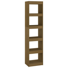 (honey brown, 40 x 30 x 167.5 cm) vidaXL Book Cabinet/Room Divider Storage Book Rack Bookshelf Solid Wood Pine