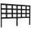 VidaXL (black, 145.5 x 4 x 100 cm) vidaXL Bed Headboard Home Bedroom Decorative Bed Header Panel Solid Wood Pine 1