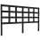 VidaXL (black, 165.5 x 4 x 100 cm) vidaXL Bed Headboard Home Bedroom Decorative Bed Header Panel Solid Wood Pine 1