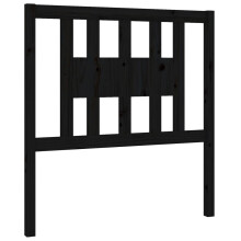 (black, 81 x 4 x 100 cm) vidaXL Headboard Bedroom Bed Headboard Decorative Bed Header Solid Wood Pine