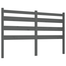 (grey, 206 x 4 x 100 cm) vidaXL Bed Headboard Bedroom Bed Header Decorative Headboard Solid Wood Pine