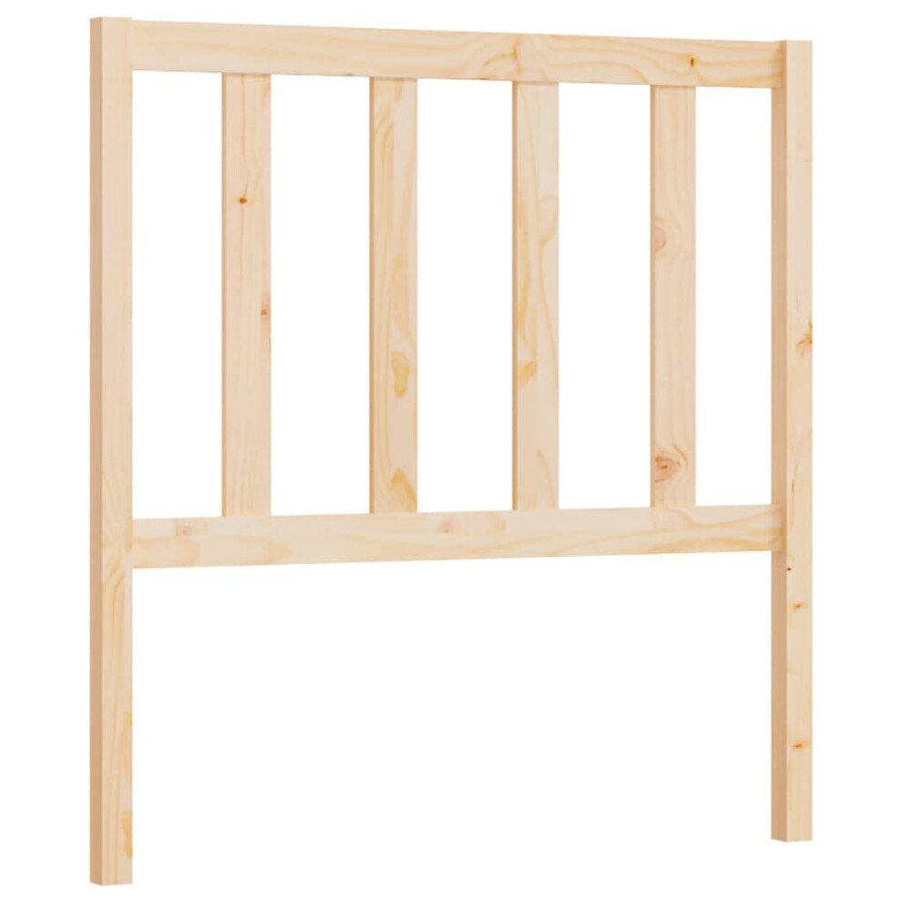 Vidaxl (, 96 X X 100 Cm) Solid Wood Pine Bed Headboard Bedroom Furniture Multi Colours/Sizes Brown Size 4