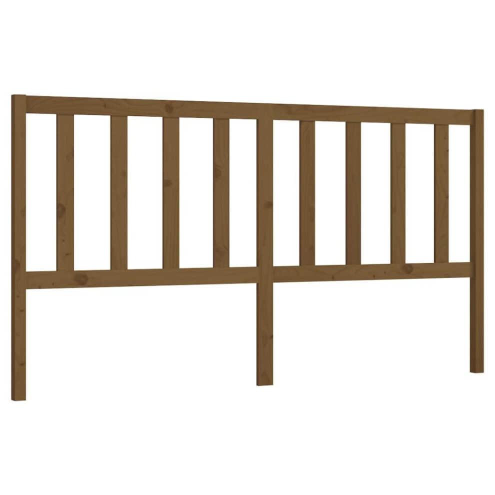 (honey brown, 206 x 4 x 100 cm) vidaXL Solid Wood Pine Bed Headboard Bedroom Furniture Multi Colours/Sizes