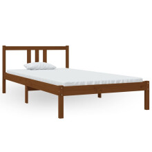 (honey brown, 100 x 200 cm) vidaXL Solid Wood Bed Frame Wooden Platform Bed Multi Colours Multi Sizes