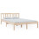 VidaXL (brown, 120 x 200 cm) vidaXL Solid Wood Bed Frame Wooden Platform Bed Multi Colours Multi Sizes 1