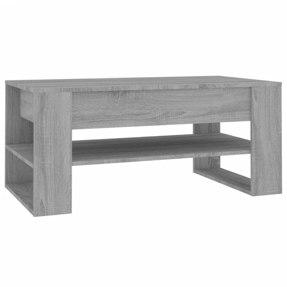 Vidaxl (Grey Sonoma) Coffee Table Engineered Wood Centre Side Table Furniture Multi Colours