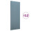 VidaXL (grey, 100 x 36 cm) vidaXL 12/36x Roof Panels Powder-coated Steel Corrugated Multi Colours/Sizes 2
