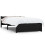 VidaXL (black, 90 x 200 cm) vidaXL Solid Wood Bed Frame Home Wooden Bedstead Bed Base Multi Colours/Sizes 1