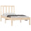 VidaXL (brown, 75 x 190 cm) vidaXL Solid Wood Pine Bed Frame Wooden Bedstead Bed Base Multi Colours/Sizes 3