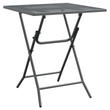 (60 x 60 x 72 cm) vidaXL Garden Table Expanded Metal Mesh Anthracite 60x60x72 cm/80x80x72 cm