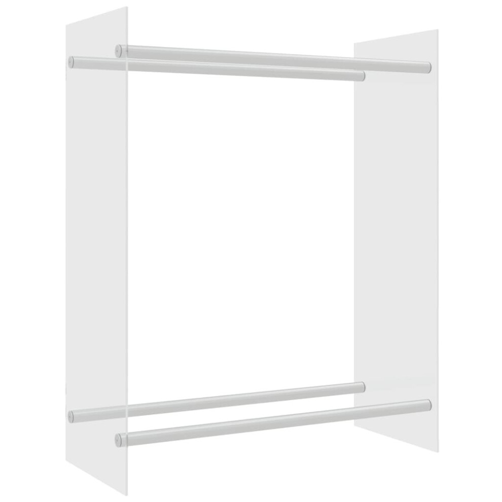 Vidaxl (Transparent, 80 X 35 X 100 Cm) Firewood Rack Tempered Glass Firewood Stacker Multi Colours 40/80Cm