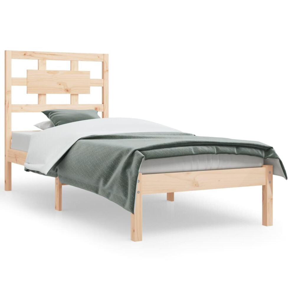 (brown, 90 x 200 cm) vidaXL Solid Wood Pine Bed Frame Bedstead Platform Bed Multi Colours/Sizes