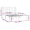 VidaXL (white, 150 x 200 cm) vidaXL Solid Wood Pine Bed Frame Bedstead Platform Bed Multi Colours/Sizes 4