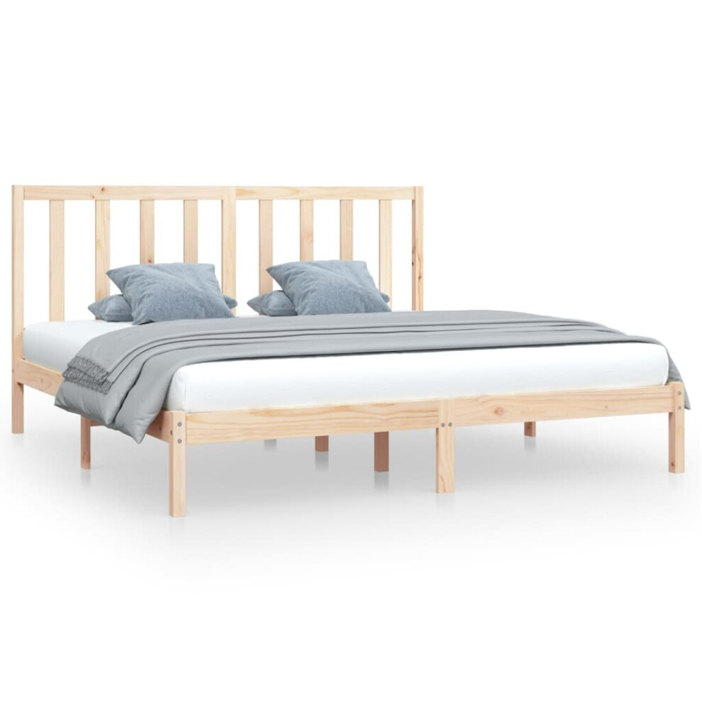 (brown, 200 x 200 cm) vidaXL Solid Wood Pine Bed Frame Bedstead Platform Bed Multi Colours/Sizes