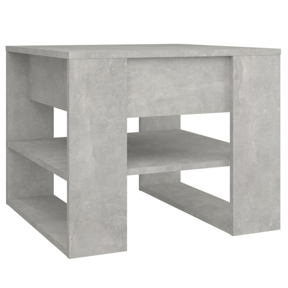 (concrete grey) vidaXL Coffee Table Engineered Wood Centre Sofa Table Furniture Multi Colours