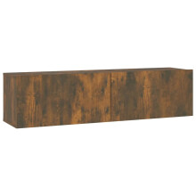 (smoked oak, 120 x 30 x 30 cm) vidaXL TV Cabinet Entertainment Centre Media TV Unit TV Stand Engineered Wood