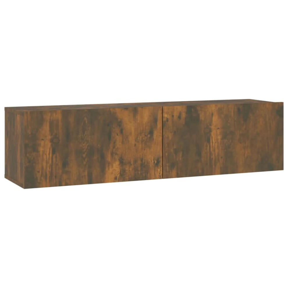(smoked oak, 120 x 30 x 30 cm) vidaXL TV Cabinet Entertainment Centre Media TV Unit TV Stand Engineered Wood