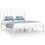 VidaXL (white, 150 x 200 cm) vidaXL Solid Wood Pine Bed Frame Bedstead Platform Bed Multi Colours/Sizes 2