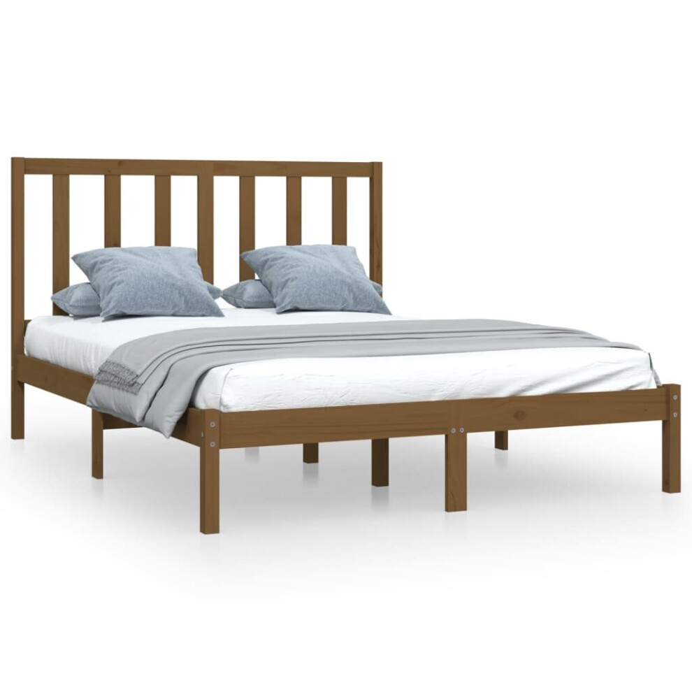 (honey brown, 120 x 200 cm) vidaXL Solid Wood Pine Bed Frame Bedstead Platform Bed Multi Colours/Sizes