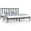 VidaXL (grey, 200 x 200 cm) vidaXL Solid Wood Pine Bed Frame Bedstead Platform Bed Multi Colours/Sizes 2
