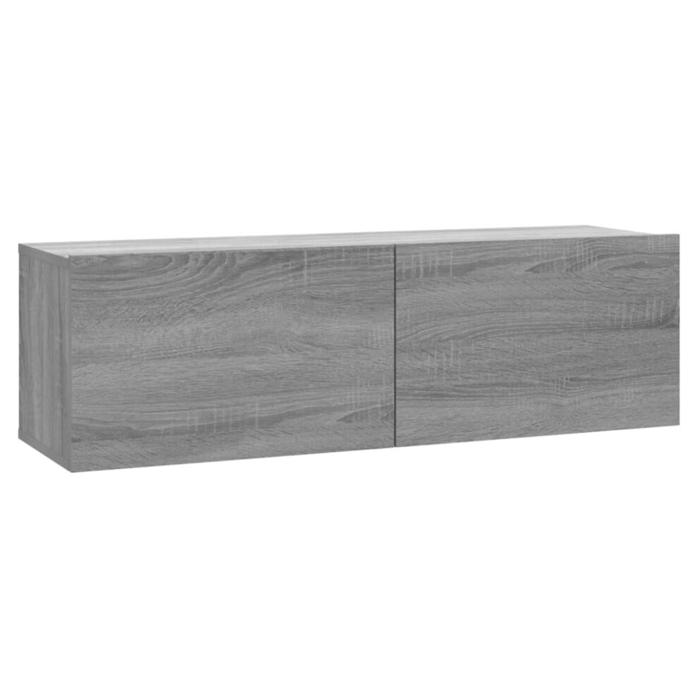 (grey sonoma, 100 X 30 X 30 cm) vidaXL TV Cabinet Engineered Wood Stereo Cabinet Unit Multi Colours/Sizes