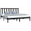 VidaXL (black, 200 x 200 cm) vidaXL Solid Wood Pine Bed Frame Bedstead Platform Bed Multi Colours/Sizes 4