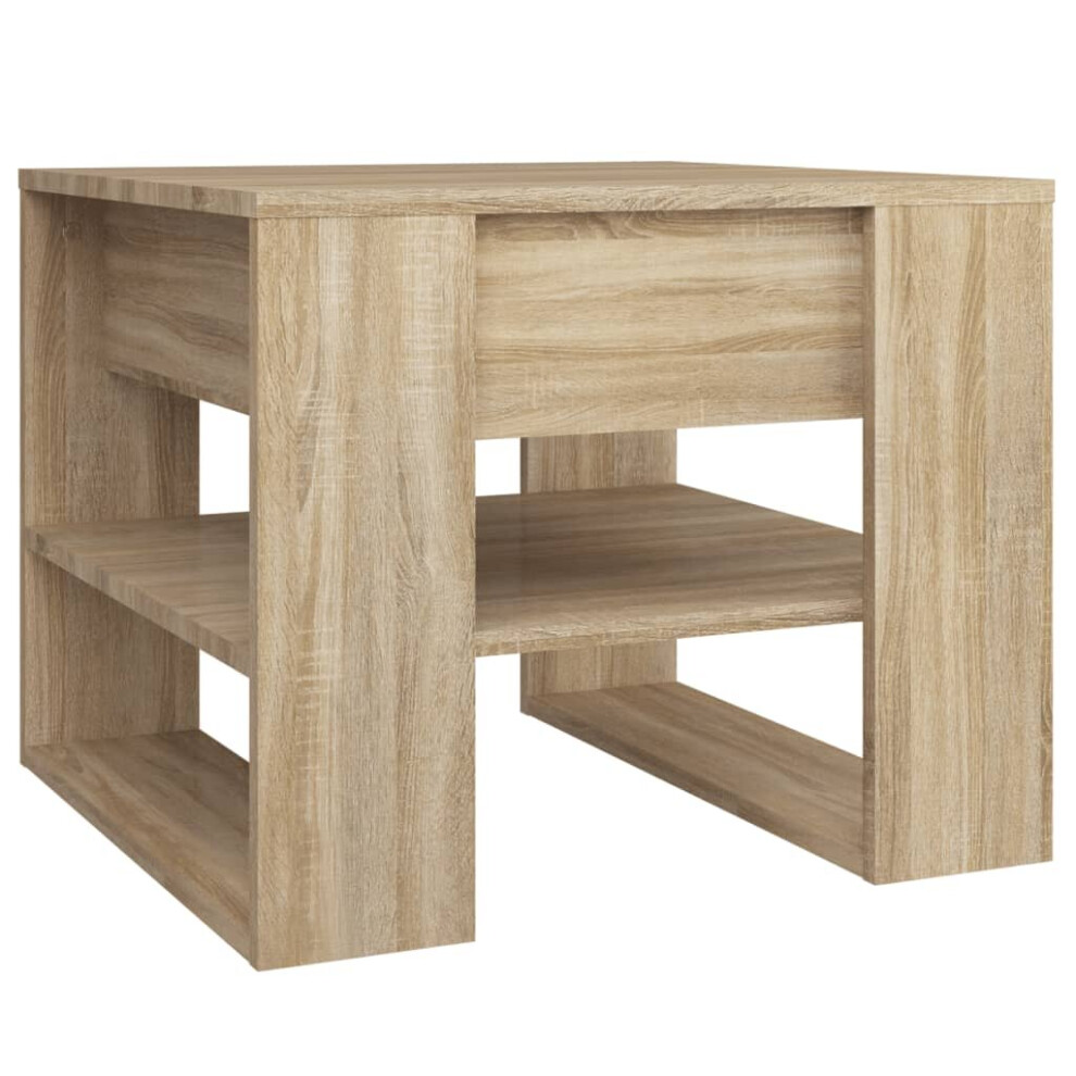 Vidaxl (Sonoma Oak) Coffee Table Engineered Wood Centre Sofa Table Furniture Multi Colours