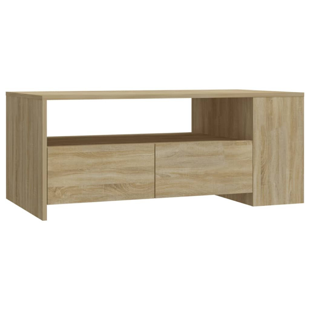 (sonoma oak) vidaXL Coffee Table Couch Table Indoor Furniture Engineered Wood Multi Colours