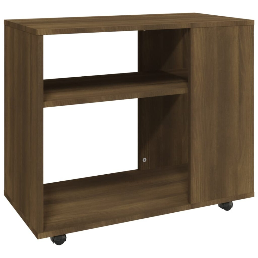 Vidaxl (Brown Oak) Side Table Hallway End Sofa Table Coffee Couch Table Engineered Wood