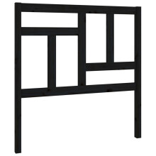 (black, 95.5 x 4 x 100 cm) vidaXL Bed Headboard Home Bedroom Decorative Bed Header Panel Solid Wood Pine
