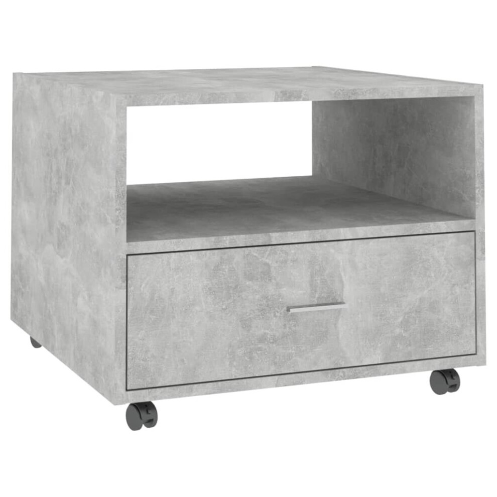 Vidaxl (Concrete Grey) Coffee Table Engineered Wood Accent Couch Centre Table Multi Colours