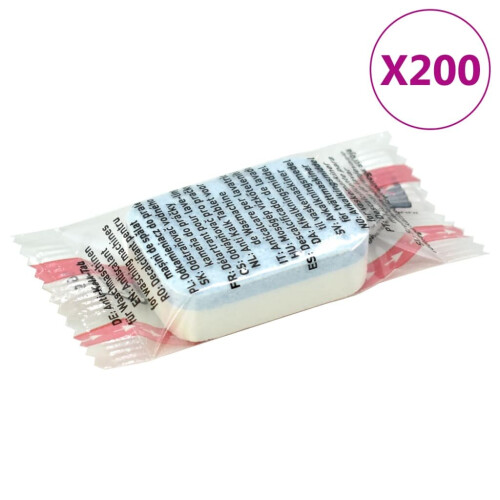 VidaXL (200) vidaXL 100/200/400x Washing Machine Detergent Tablets Prevent Limescale&Dirt 1