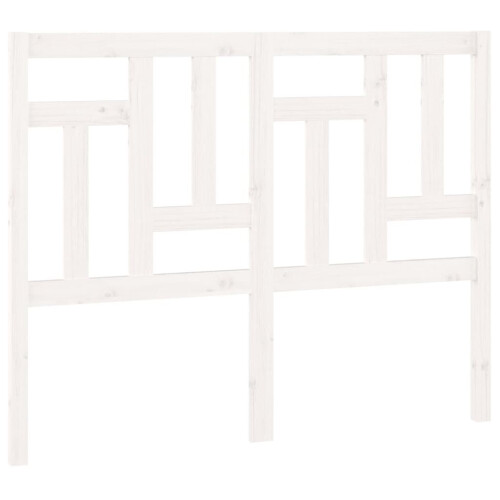 VidaXL (white, 145.5 x 4 x 100 cm) vidaXL Bed Headboard Home Bedroom Decorative Bed Header Panel Solid Wood Pine