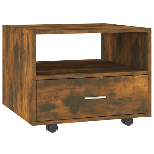 VidaXL (Smoked oak) vidaXL Coffee Table Engineered Wood Accent Couch Centre Table Multi Colours