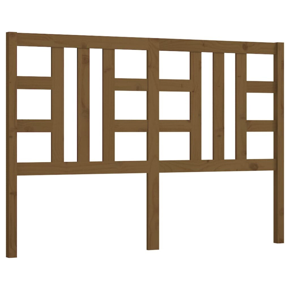 Vidaxl (Honey Brown, 146 X 4 X 100 Cm) Bed Headboard Home Bedroom Decorative Bed Header Panel Solid Wood Pine