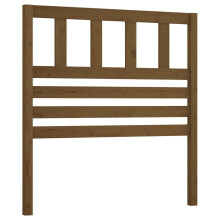 (honey brown, 106 x 4 x 100 cm) vidaXL Bed Headboard Bedroom Bed Header Decorative Headboard Solid Wood Pine
