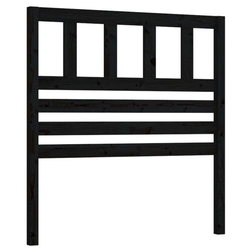 VidaXL (black, 96 x 4 x 100 cm) vidaXL Bed Headboard Bedroom Bed Header Decorative Headboard Solid Wood Pine
