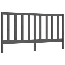 (grey, 206 x 4 x 100 cm) vidaXL Solid Wood Pine Bed Headboard Home Wooden Furniture Multi Colours/Sizes