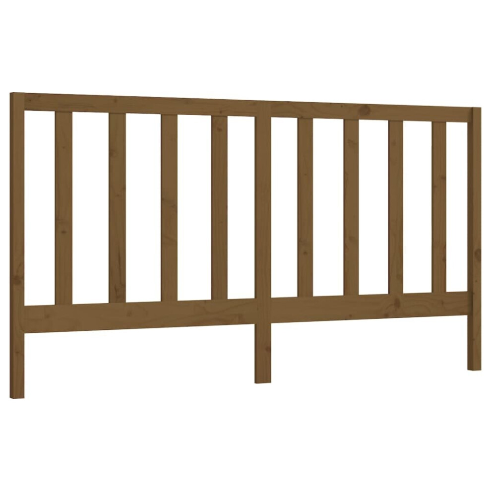 (honey brown, 186 x 4 x 100 cm) vidaXL Solid Wood Pine Bed Headboard Home Wooden Furniture Multi Colours/Sizes