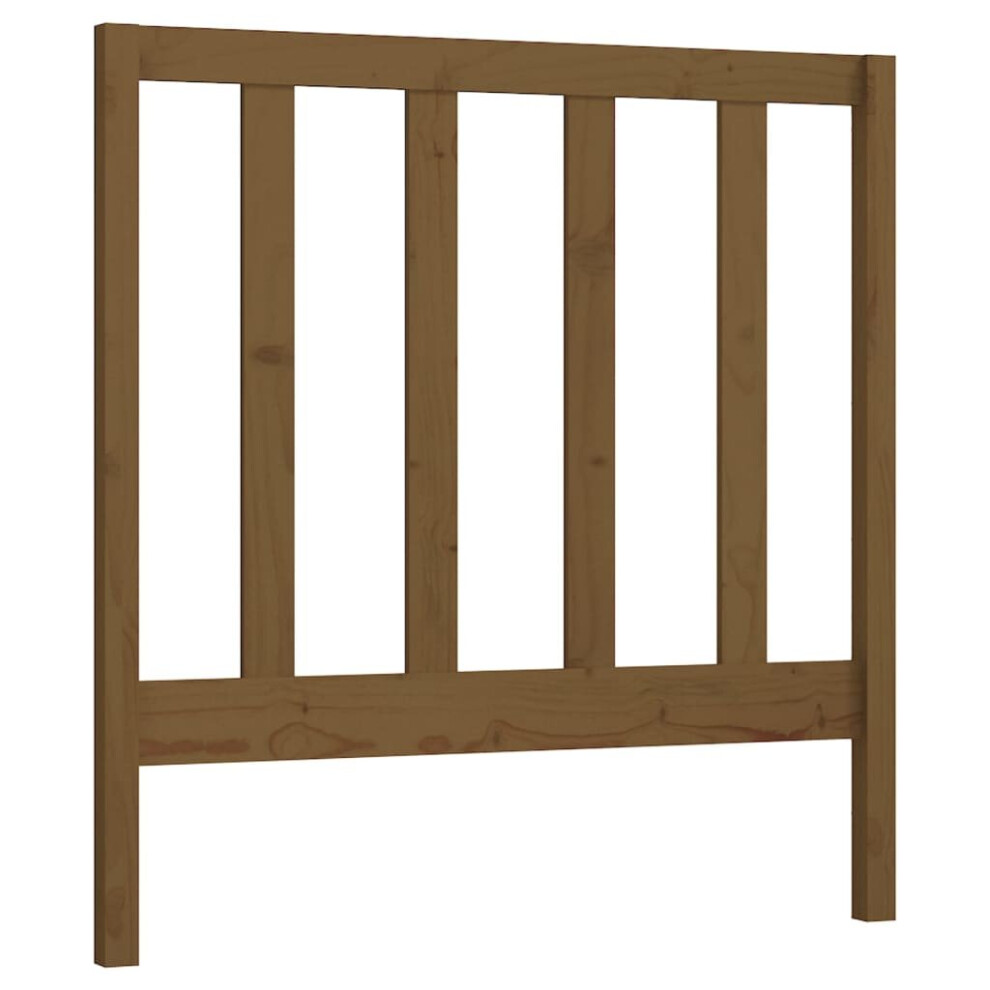 Vidaxl (Honey Brown, 96 X 4 X 100 Cm) Solid Wood Pine Bed Headboard Home Wooden Furniture Multi Colours/Sizes