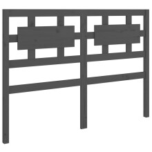 (grey, 185.5 x 4 x 100 cm) vidaXL Solid Wood Pine Bed Headboard Wooden Bed Header Multi Colours/Sizes