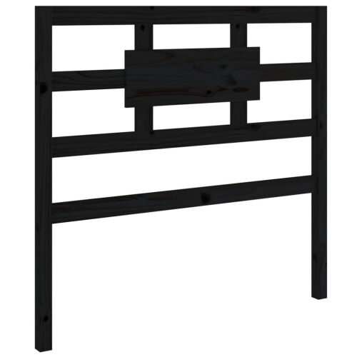 VidaXL (black, 95.5 x 4 x 100 cm) vidaXL Solid Wood Pine Bed Headboard Wooden Bed Header Multi Colours/Sizes