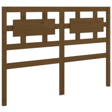 (honey brown, 125.5 x 4 x 100 cm) vidaXL Solid Wood Pine Bed Headboard Wooden Bed Header Multi Colours/Sizes