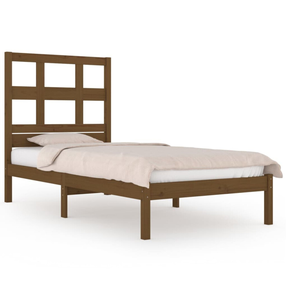 (honey brown, 100 x 200 cm) vidaXL Solid Wood Pine Bed Frame Bedstead Platform Bed Multi Colours/Sizes