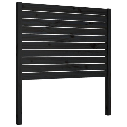 VidaXL (black, 96 x 4 x 100 cm) vidaXL Bed Headboard Home Bedroom Decorative Bed Header Panel Solid Wood Pine