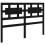 VidaXL (black, 125.5 x 4 x 100 cm) vidaXL Solid Wood Pine Bed Headboard Wooden Bed Header Multi Colours/Sizes 1