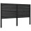 VidaXL (black, 186 x 4 x 100 cm) vidaXL Bed Headboard Home Bedroom Decorative Bed Header Panel Solid Wood Pine 1