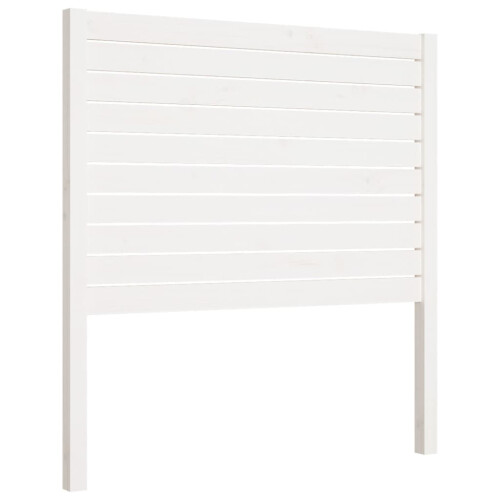 VidaXL (white, 81 x 4 x 100 cm) vidaXL Bed Headboard Home Bedroom Decorative Bed Header Panel Solid Wood Pine